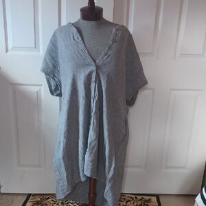 Flax Brand Linen Beach Cover Up
